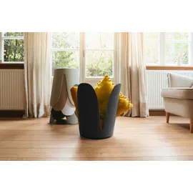 Wenko Badhocker Comiso Duschhocker schwarz Ø 44,5 cm x 46 cm, belastbar bis 180 kg, mit rutschsicheren Füßen