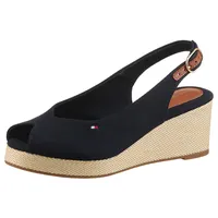 Tommy Hilfiger Fw0fw08595 Espadrille-keilsandalen - Space Blue - EU