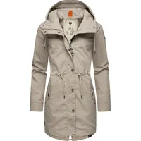 Ragwear Damen, Übergangsjacke leichte Jacke lang mit Kapuze Canny