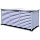 rijoka Gartenbox 350 L 1300 x 640 x 600 mm Blau/Grau
