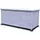 rijoka Gartenbox 350 L 1300 x 640 x 600 mm Blau/Grau