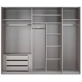 luma-home Schwebetürenschrank 22033 250 x 216 x 65 cm Weiß