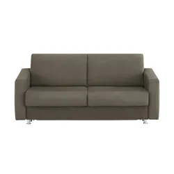 Schlafsofa aus Mikrofaser München , braun , Maße (cm): B: 195 H: 84 T: 100