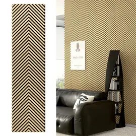 Akustikpaneel Herringbone Eiche Hellbraun 2 St. 275 x 52 x 1,8 cm