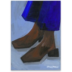 The Poster Club - Boots and Blues von Hanna Peterson, 30 x 40 cm