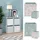 Vicco Raumteiler Tetra 72,6 x 72 x 72 cm Weiß