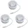 Oktaplex lighting LED Modul 3er Set 5W GU10 warmweiß 3000K