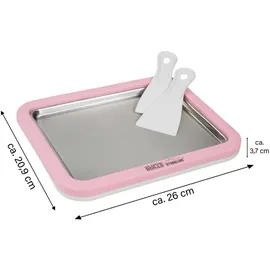 STONELINE Eisplatte Rosa 26x21x3,5 cm