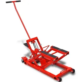 vidaXL Hebebühne Stahl 680 kg rot