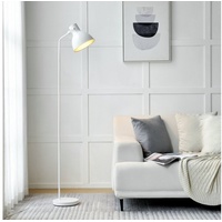 lux.pro Stehlampe Belfast verstellbare Stehleuchte für Wohnzimmer Schlafzimmer Hausleuchte Metall Weiß
