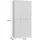 MID.YOU Drehtürenschrank Projekt X 91 x 193 x 34 cm Weiß