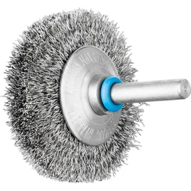pferd tools INOX-TOTAL Kegelbürste ungezopft KBUIT Ø50x10mm Schaft-Ø6 mm Edelstahl-Draht-Ø0,20