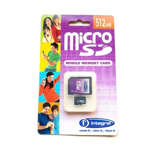 512 Megabyte Integrierte MICRO SD Speicherkarte