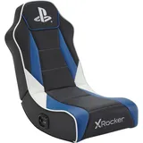 X Rocker Geist 2.0 Floor Rocker Gaming Stuhl, Blau, Schwarz,
