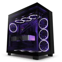 NZXT H9 Flow Black, Schwarz