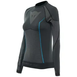 Dainese Dry LS Lady Baselayer-Shirt, Schwarz/Blau, XS/S