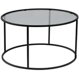 CaliCosy Couchtisch Schwarz Metall 80 x 43 cm