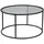 CaliCosy Couchtisch Schwarz Metall 80 x 43 cm