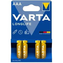 Varta Longlife Micro AAA Batterien 4ST
