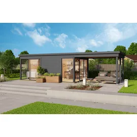 Weka Anbau für Designhaus 412 310 x 341,5 cm Grau
