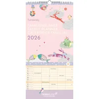 Neumann GreenLine Turnowsky 2026 Familienplaner -Wandkalender - Familien-Kalender -
