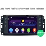 GABITECH Jeep Chevrolet Chrysler Dodge 7 Zoll Android 12 Autoradio GPS Navi RDS Autoradio schwarz