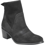 Schwarz Veloursleder 38,5