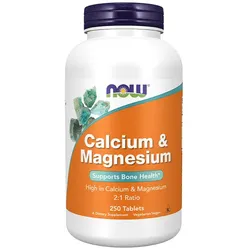 Now Foods Calcium & Magnesium (250 Tabletten)