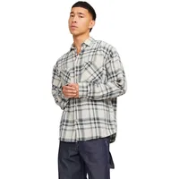 JACK & JONES Herren Freizeit Hemd JJEMICHAEL OVERSHIRT LS SN«, Gr. M