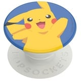 PopSockets PopSockets: PopGrip - Ausziehbarer Sockel und Griff mit einem Austauschbarem Top für Smartphones und Tablets - Pokémon Pikachu Knocked