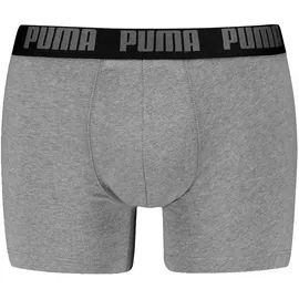 Puma Boxershorts Basic 6er Pack Grau / Rot / Schwarz M