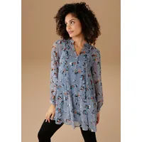 Aniston SELECTED Longbluse, mit dekorativer Biesenverzierung,