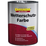 Consolan Profi Wetterschutzfarbe - 2,5 l 223 Tiefbraun