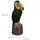 Relaxdays Gartenfigur Vogel, HBT: 35 x 10 x 19 cm, zum Hinstellen, Kunststoff, wetterfeste Gartendeko, schwarz/braun