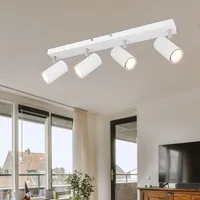 GLOBO Deckenlampe Spot 4 flammig 4x 4,5W rechteckig weiß