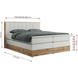 MKS Bellissimo King 160 x 200 cm H4 Weiß