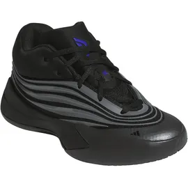 adidas Dame X Low-Top Basketballschuhe Kinder JP8638 - core black/iron met./lucid blue 38