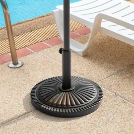 avestar Schirmständer Aluminium 15 kg Schwarz