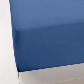 Formesse Spannbettlaken Bella Donna Jersey-Elasthan 120 x 200 - 130 x 220 cm blau