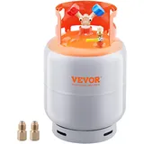 Vevor Kältemittel Rückgewinnungsbehälter 13,61kg 27,6bar Orange