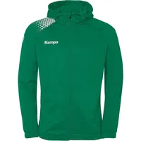 Kempa Ambition 28 Kapuzen-Trainingsjacke lagune/weiß 3XL