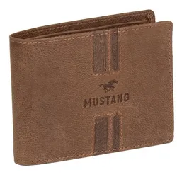 Geldbörse MUSTANG "Asti", braun, Leder, Kleinlederwaren, Wallet, Gelbörse, Purse, Money Purse