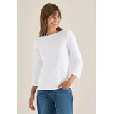Cecil Basic U-Boot Shirt Weiß M