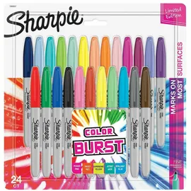 Sharpie Marker Fine 24 Stücke Feine Spitze Mehrfarbig