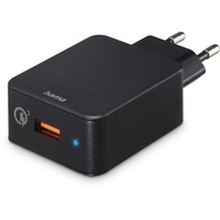 Hama Schnellladegerät Qualcomm Quick Charge 3.0 USB-A 19.5W schwarz