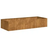 vidaXL Pflanzkübel 200 x 80 x 40 cm Rostig