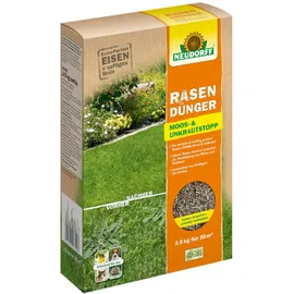 NEUDORFF Rasendünger Moos- & Unkrautstopp Granulat 2,5 kg