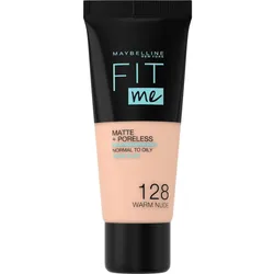 Maybelline Fit Me Matte & Poreless Foundation 128 - WARM NUDE 30 ml Nude 
