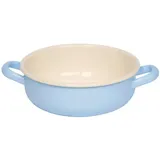 RIESS Bauernschüssel Ø18cm Pastell Blau, Emaille,