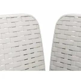 vidaXL 1-Sitzer Sessel 1 x 1 x 1 cm Weiß